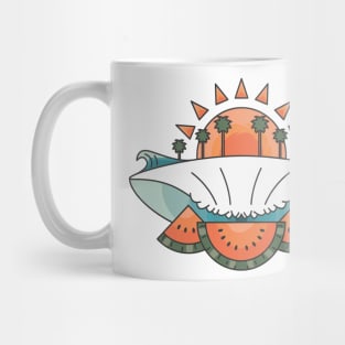 Surfing Watermelons Mug